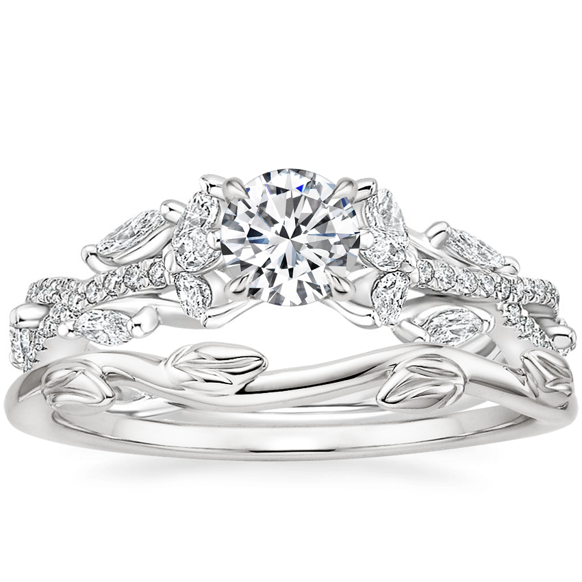 Brilliant earth top willow ring